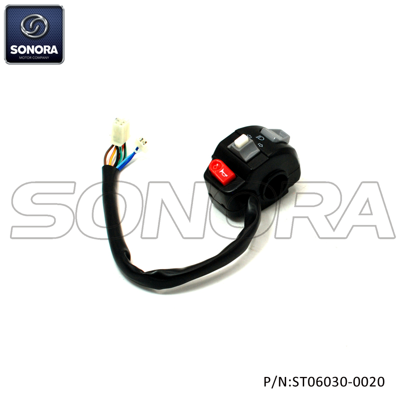 LJ50QT-4L MANGO IZQUIERDO SUSIO DE INTERRUPTOR DE LA MANERA., DISCO TRASERO MODELO 2 (P / N: ST06030-0020) CALIDAD TAP