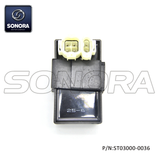 GY6-50 139QMAB 12 llanta 25kmh dos enchufes CDI (P / N: ST03000-0036) Calidad superior