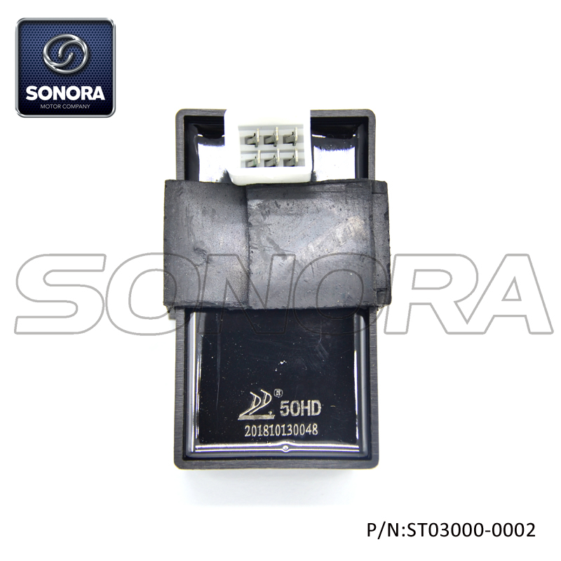 GY6-50 139QMAB 12 '' llanta 48kmh un enchufe CDI (P / N: ST03000-0002) Calidad superior