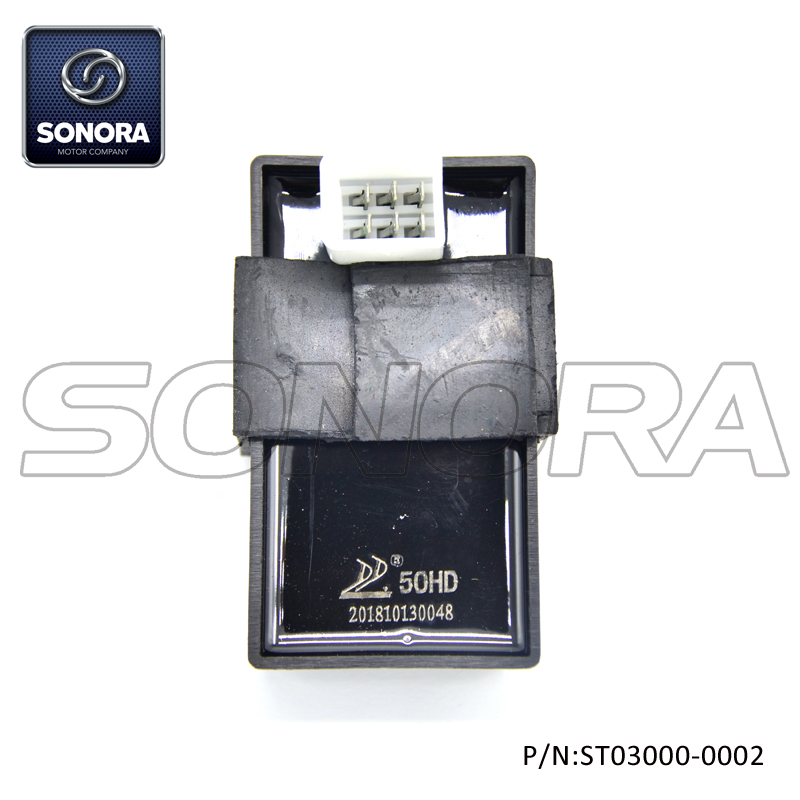 GY6-50 139QMAB 12 '' llanta 48kmh un enchufe CDI (P / N: ST03000-0002) Calidad superior