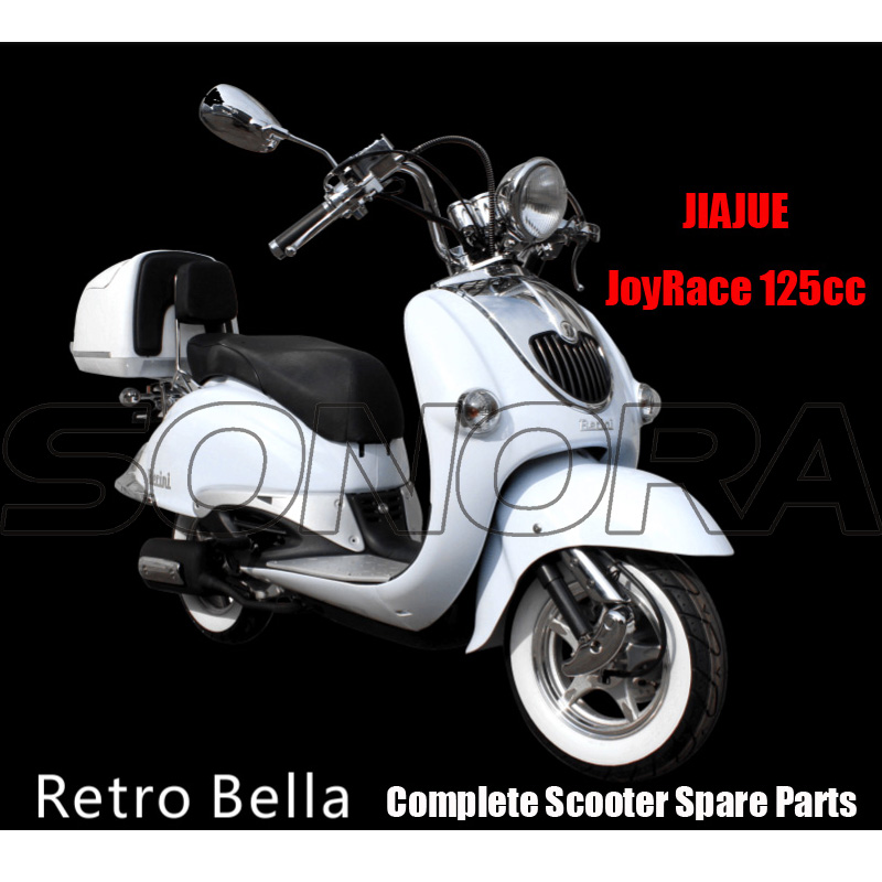 JIAJUE Retro Bella 50cc 125cc 150cc Repuestos completos de motocicleta