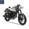 MASH CAFE RACER 125cc kit de carrocería de alfombra plateada Piezas del motor Repuestos originales