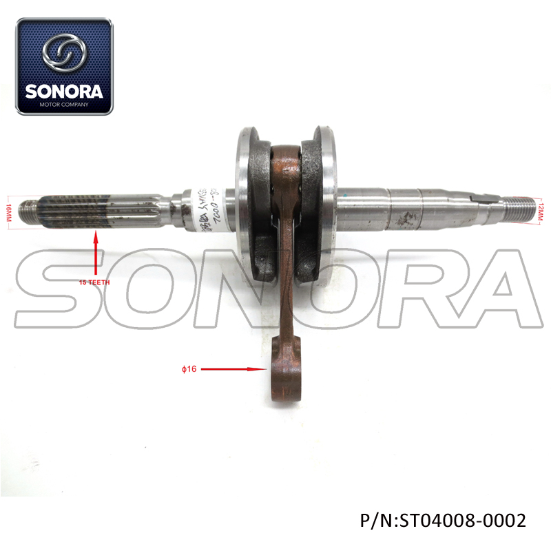 Cigüeñal 1E40QMA 2T (P / N: ST04008-0002) Calidad superior