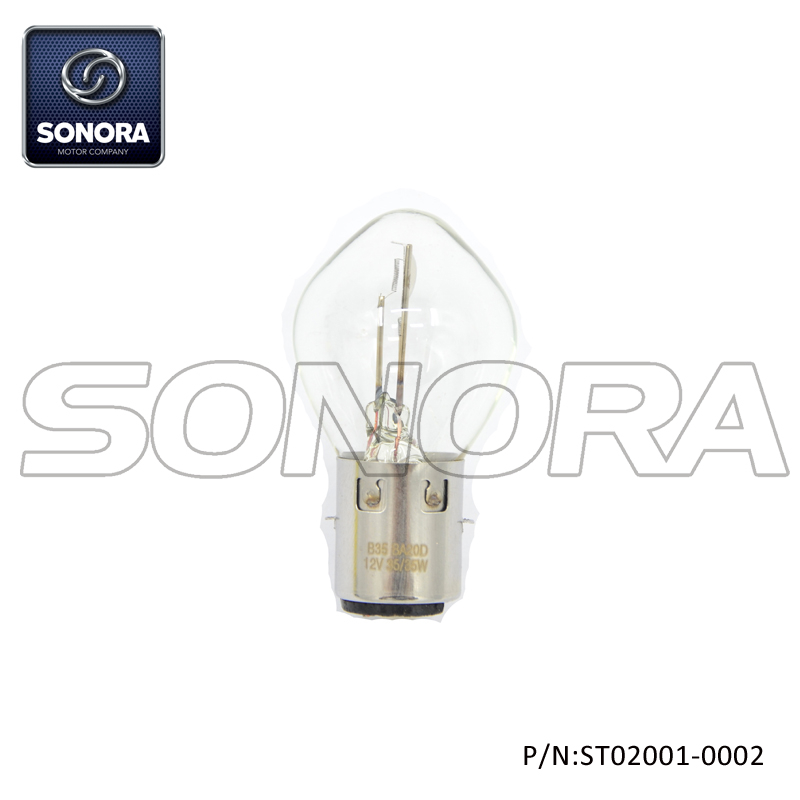SCOOTER BAOTIAN HEAD LIGHT BULD 12V 35W S2 Ba20d (P / N: ST02001-0002) CALIDAD SUPERIOR