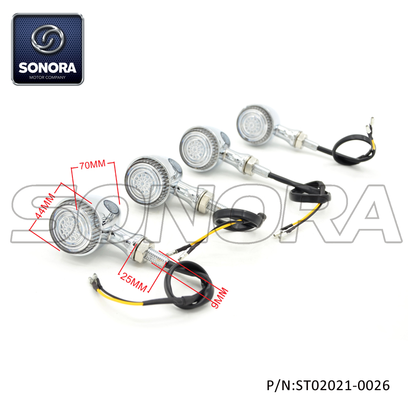 Tipo Winker LED cromado EMARK (P / N: ST02021-0026) Calidad superior