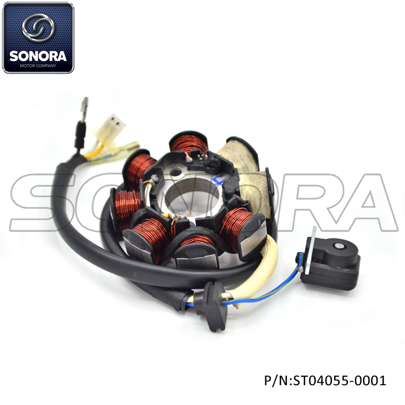 139QMAB ESTATOR HALF WAVE CHARGING NUEVO CONECTOR (P / N: ST04055-0001) Calidad superior