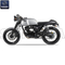 MASH CAFE RACER 125cc kit de carrocería de alfombra plateada Piezas del motor Repuestos originales