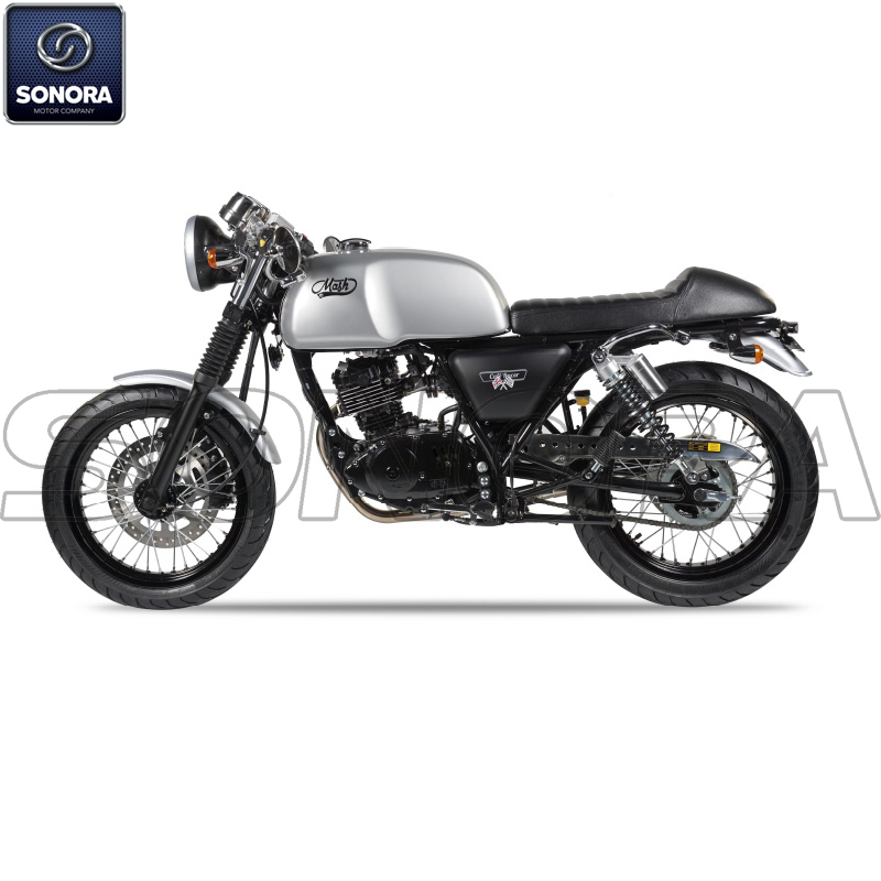MASH CAFE RACER 125cc kit de carrocería de alfombra plateada Piezas del motor Repuestos originales