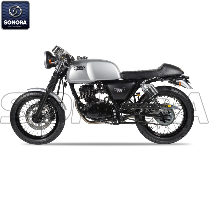 MASH CAFE RACER 125cc kit de carrocería de alfombra plateada Piezas del motor Repuestos originales