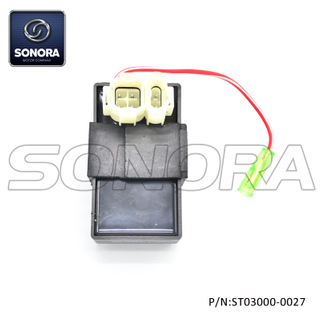 GY6-50 139QMAB 10 '' llanta 25kmh dos enchufes con cable CDI (P / N: ST03000-0027) Calidad superior