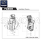 Motor ZONGSHEN PITBIKE W190 (P / N: ST04100-0006) Calidad superior
