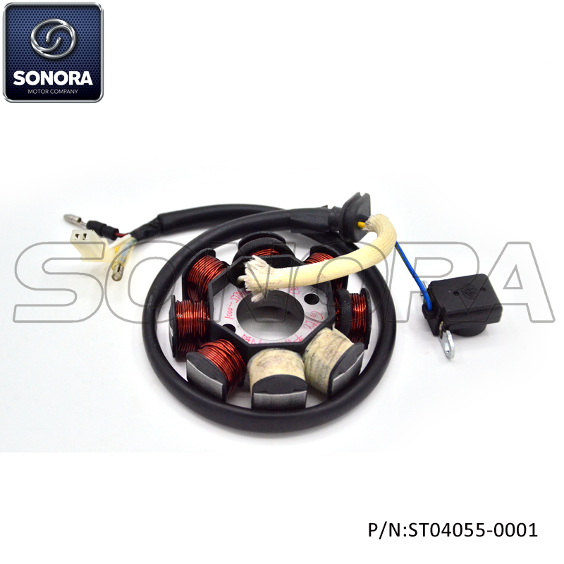 139QMAB ESTATOR HALF WAVE CHARGING NUEVO CONECTOR (P / N: ST04055-0001) Calidad superior