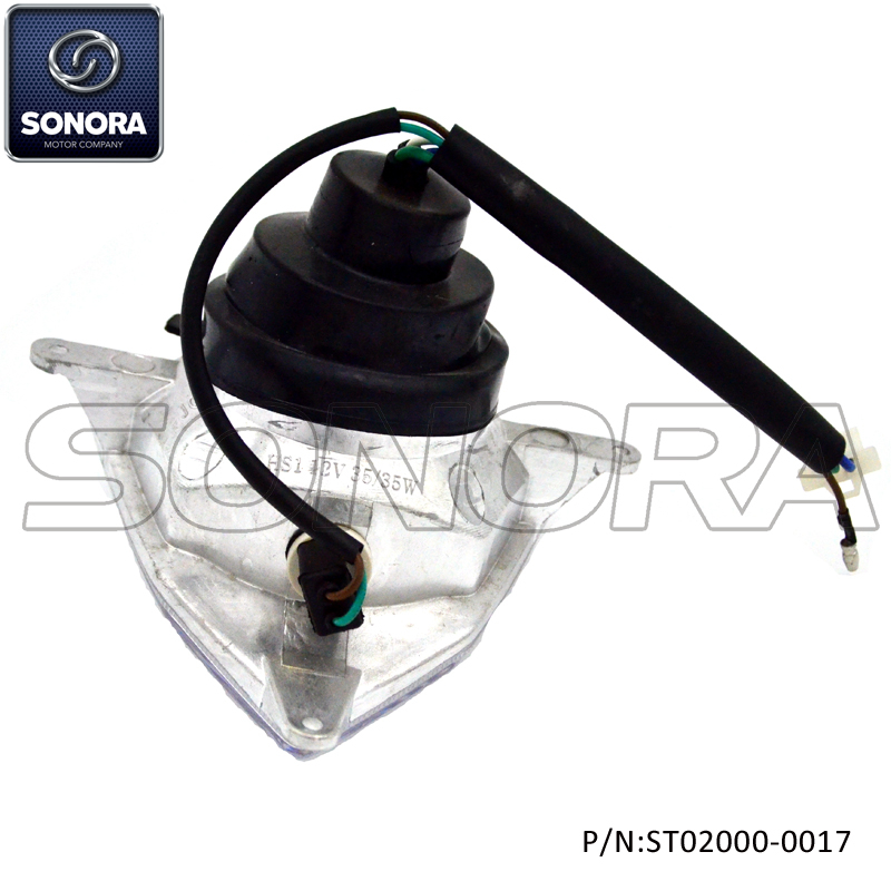 QINGQI QM125GY-2B Conjunto de luz de cabeza (P / N: ST02000-0017) Calidad superior