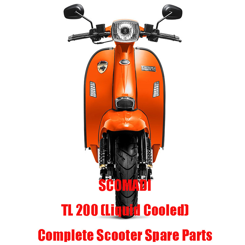 SCOMADI TL200 Piezas de motor de scooter refrigerado por líquido Piezas de repuesto de scooter completo Calidad original