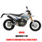 QINGQI QM200GY-F Piezas de motor EFI Kits de carrocería de motocicleta Piezas de repuesto Original