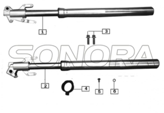 AMORTIGUADOR DELANTERO para ZONGSHEN RX3 REPUESTOS DE PRIMERA CALIDAD
