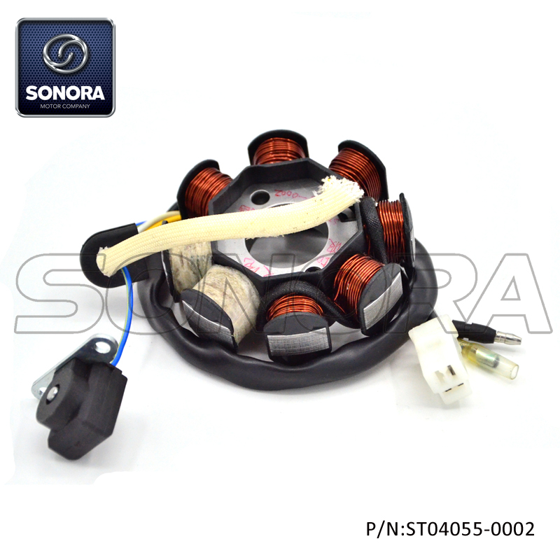 CONECTOR ANTIGUO DE CARGA DE ONDA COMPLETA DEL ESTATOR del motor 139QMAB (P / N: ST04055-0002) Calidad superior