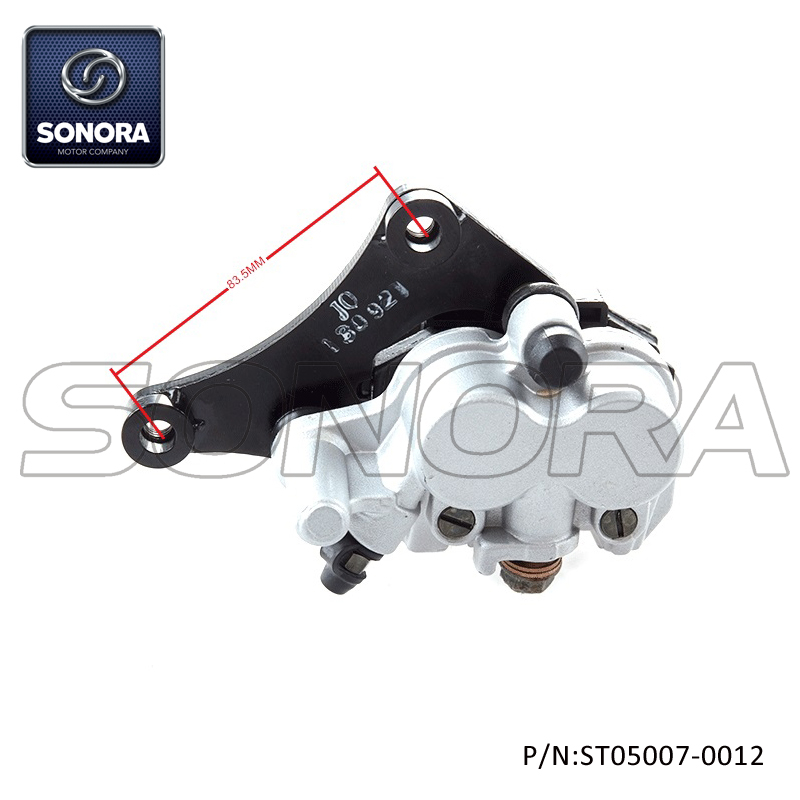 Pinza de freno delantera derecha para QINGQI QM125-2D (P / N: ST05007-0012) Calidad superior