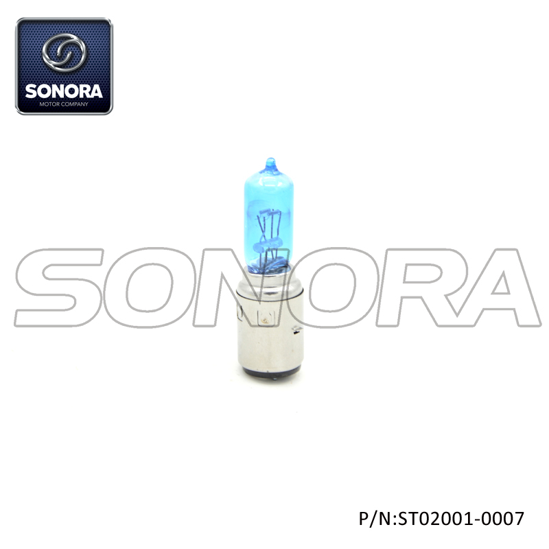 12V DC AC 35W H6BA20D halógena HEAD LIGHT BULD BLUE (P / N: ST02001-0007) CALIDAD SUPERIOR