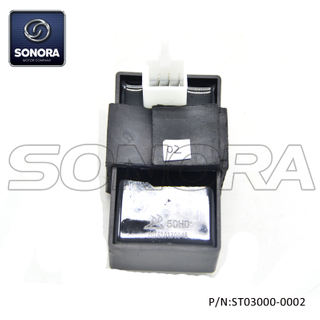 GY6-50 139QMAB 12 '' llanta 48kmh un enchufe CDI (P / N: ST03000-0002) Calidad superior