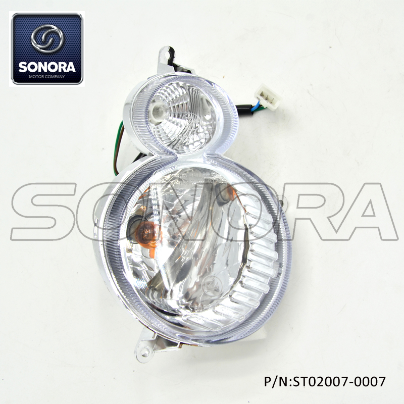 Repuesto BAOTIAN BT49QT-21 Luz intermitente delantera derecha BLANCO (P / N: ST02007-0007) Calidad superior