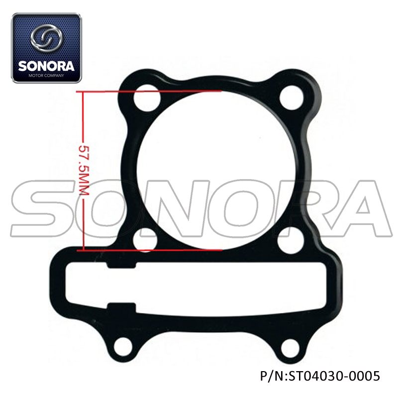 157QMJ GY6 150CC Junta de culata 57,5 ​​MM (N / P: ST04030-0005) Calidad superior