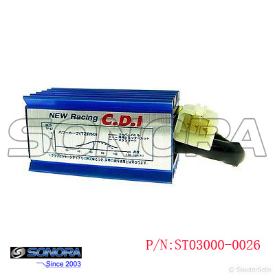 Ignición ilimitada de CDI de carreras GY6 (P / N: ST03000-0026) Calidad superior