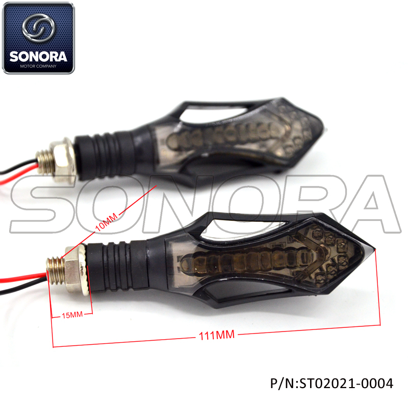 Luz intermitente LED secuencial Streamline con luz ámbar tipo E (P / N: ST02021-0004) Calidad superior