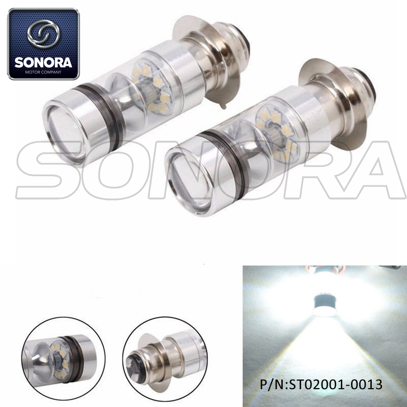 LED PX15D H6 100W 20SMD bombilla de luz de cabeza de un solo pie (P / N: ST02001-0013) Calidad superior