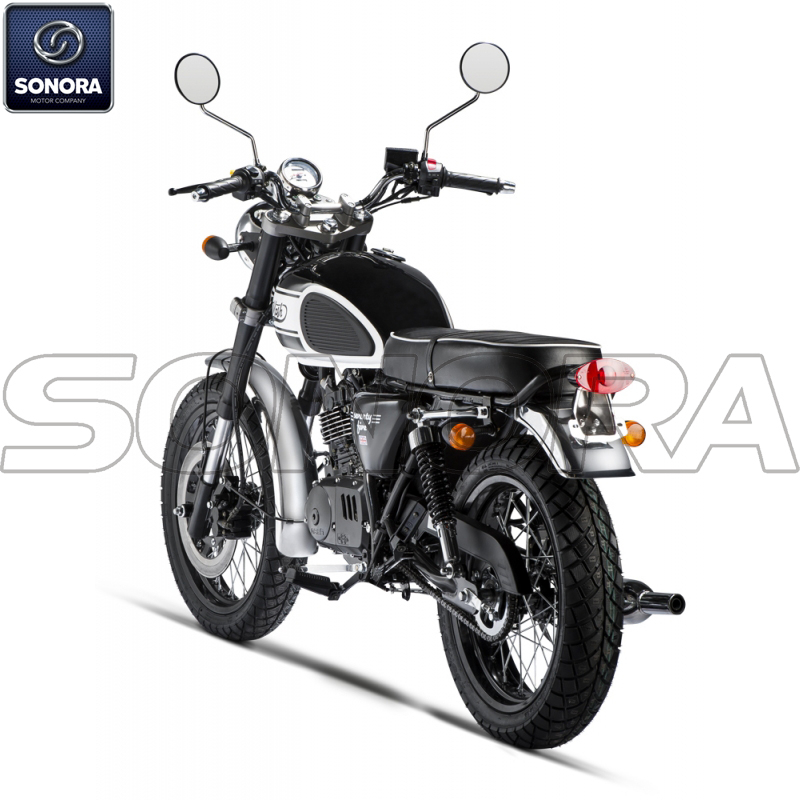 MASH SEVENTY FIVE 125 cc Kit de carrocería negra Piezas de motor Repuestos originales