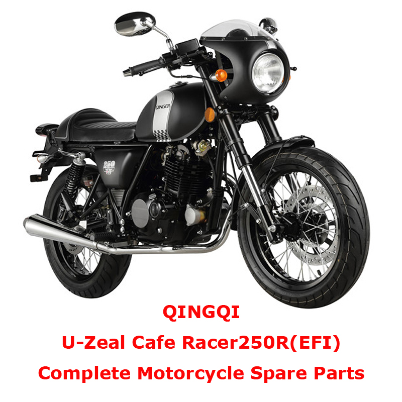 QINGQI Cafe Racer250R EFI Repuestos completos de motocicleta