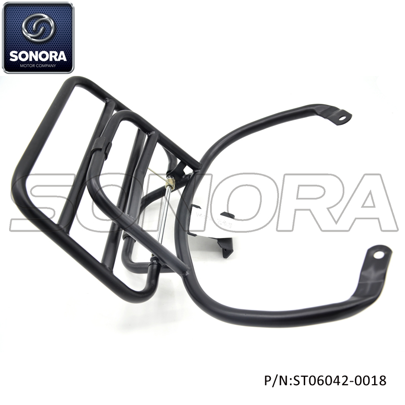 Portaequipajes trasero VESPA Primavera-Negro brillante (P / N: ST06042-0018) Calidad superior