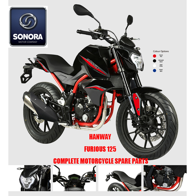 HANWAY Furious 125 Furious 200 Furious 250 Repuestos completos de motocicleta