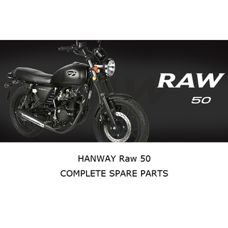 HANWAYRAW 50 Piezas de repuesto completas para motocicleta