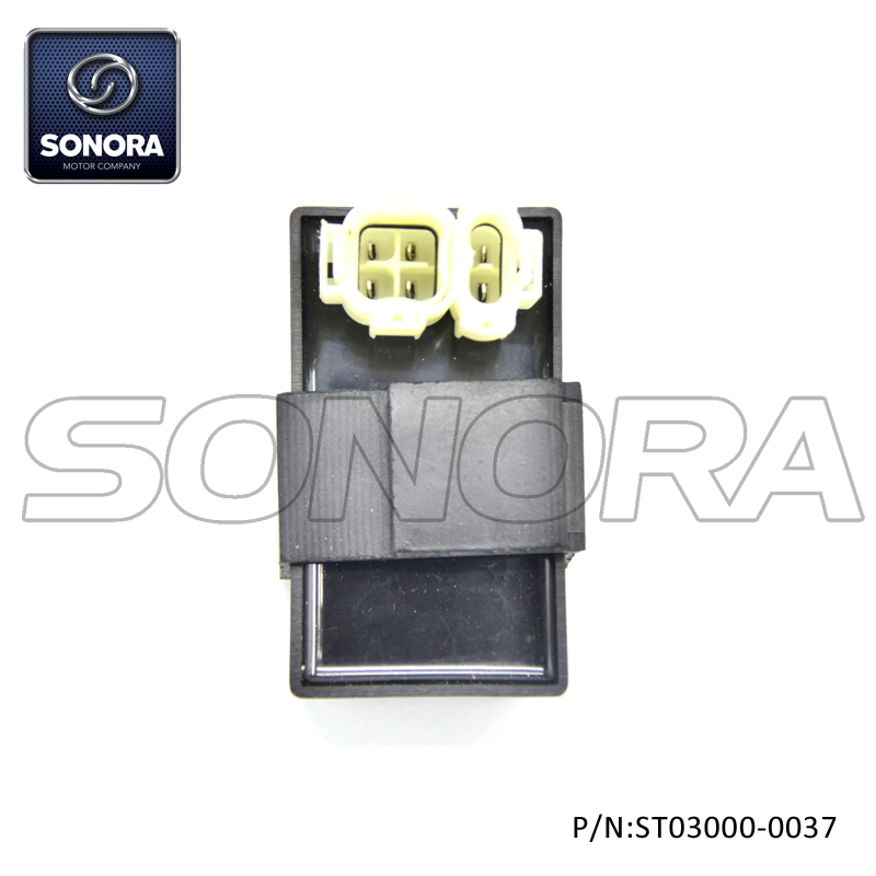 GY6-50 139QMAB 12 llanta 35kmh dos enchufes CDI (P / N: ST03000-0037) Calidad superior