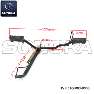 YBR125 REPUESTO Conjunto de reposapiés (P / N: ST06083-0000) CALIDAD SUPERIOR