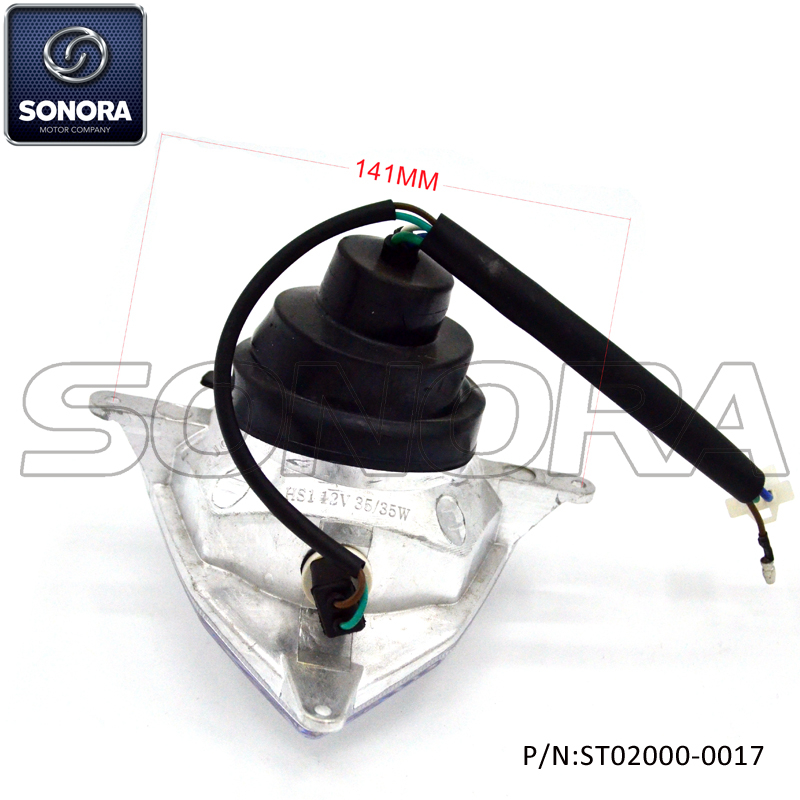 QINGQI QM125GY-2B Conjunto de luz de cabeza (P / N: ST02000-0017) Calidad superior