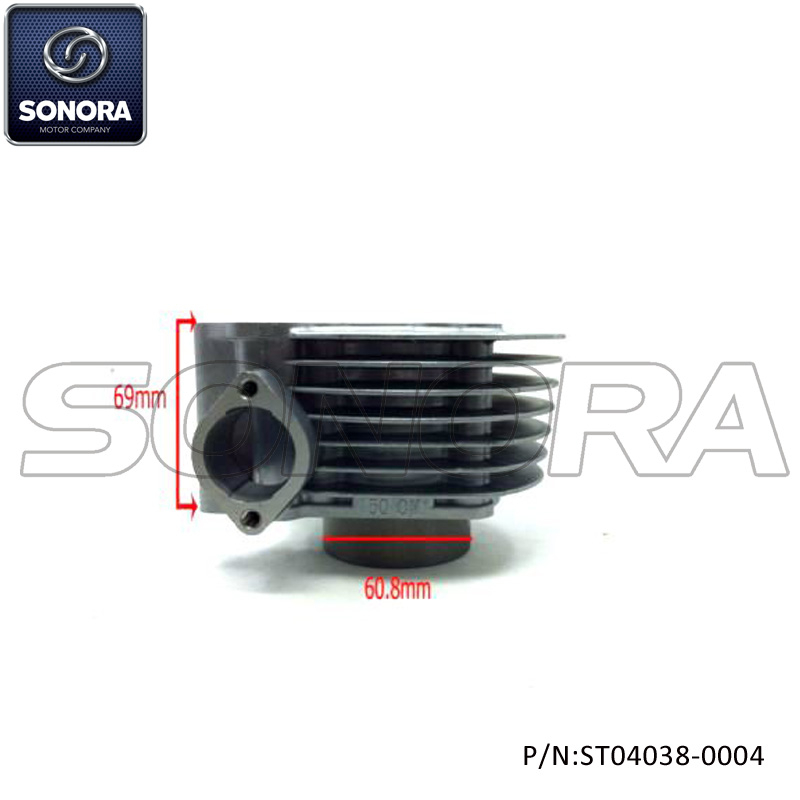 Bloque de cilindros GY6 125CC 152QMI 52.4MM (P / N: ST04038-0004) Calidad superior