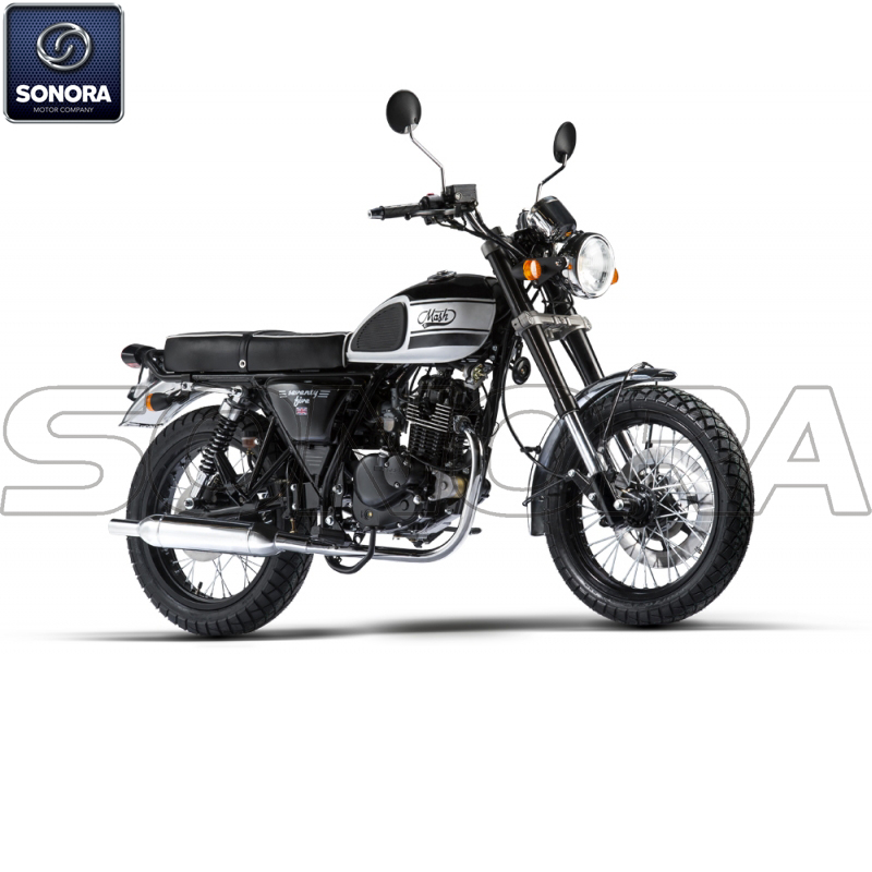 MASH SEVENTY FIVE 125 cc Kit de carrocería negra Piezas de motor Repuestos originales