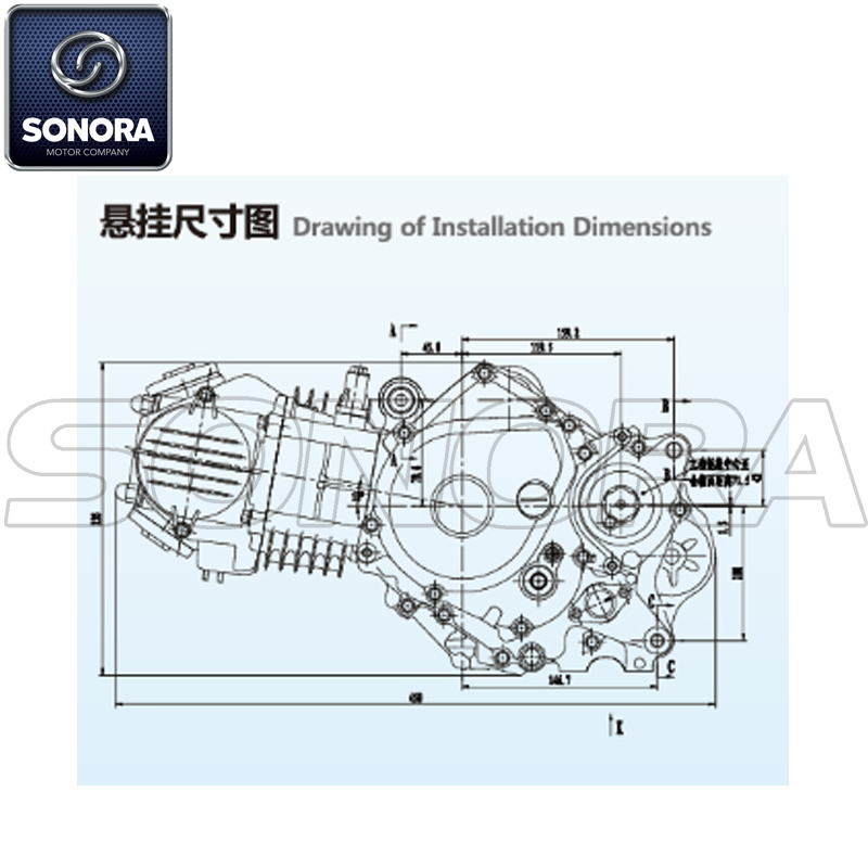 Piezas originales de los recambios del motor completo del embrague automático de Zongshen YB115