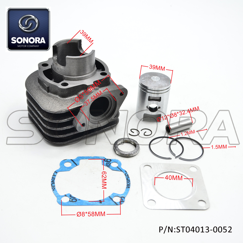 Kit de cilindro KYMCO DINK50cc 2T (P / N: ST04013-0052) Calidad superior