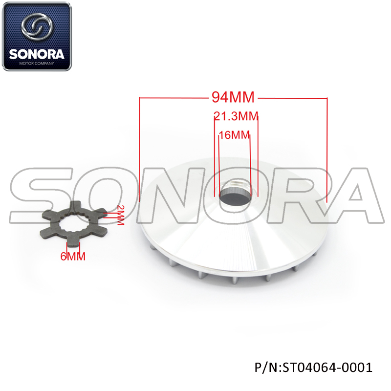 Ventilador variador CPI KEEWAY 2T 16MM (P / N: ST04064-0001) Calidad superior