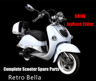 Jiajue Retro Bella 150 Piezas de scooter Piezas completas de scooter