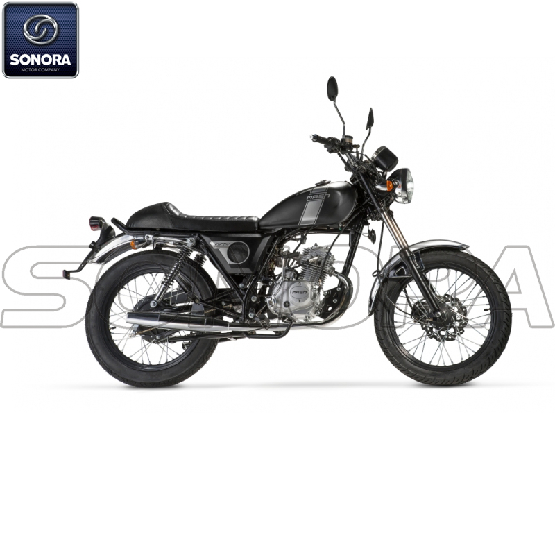 MASH FIFTY 50 cc Noire Euro4 Kit de carrocería Piezas del motor Piezas de repuesto originales