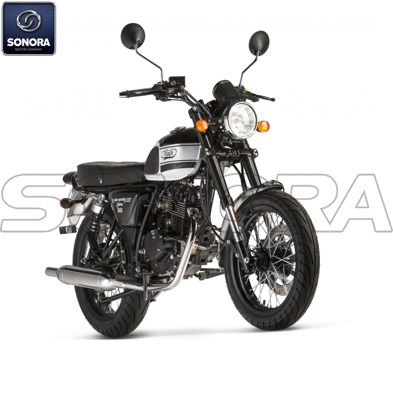MASH SEVENTY FIVE 125 cc Kit de carrocería negra Piezas de motor Repuestos originales