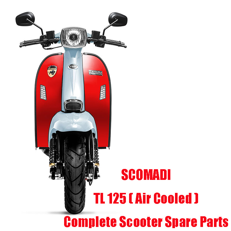 Embellecedor de suelo izquierdo Scomadi TL 50 / 125 recambio moto