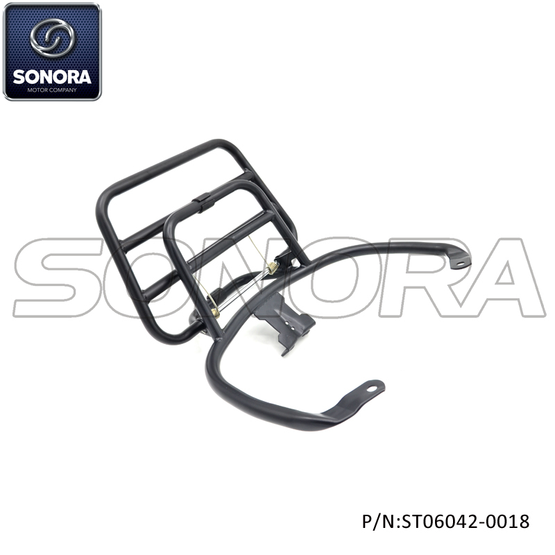 Portaequipajes trasero VESPA Primavera-Negro brillante (P / N: ST06042-0018) Calidad superior