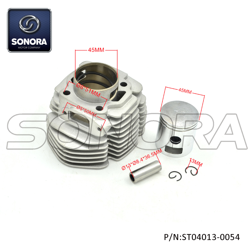MBK AV87 AV7 45MM 66.5ccm Kit de cilindro (P / N: ST04013-0054) Calidad superior