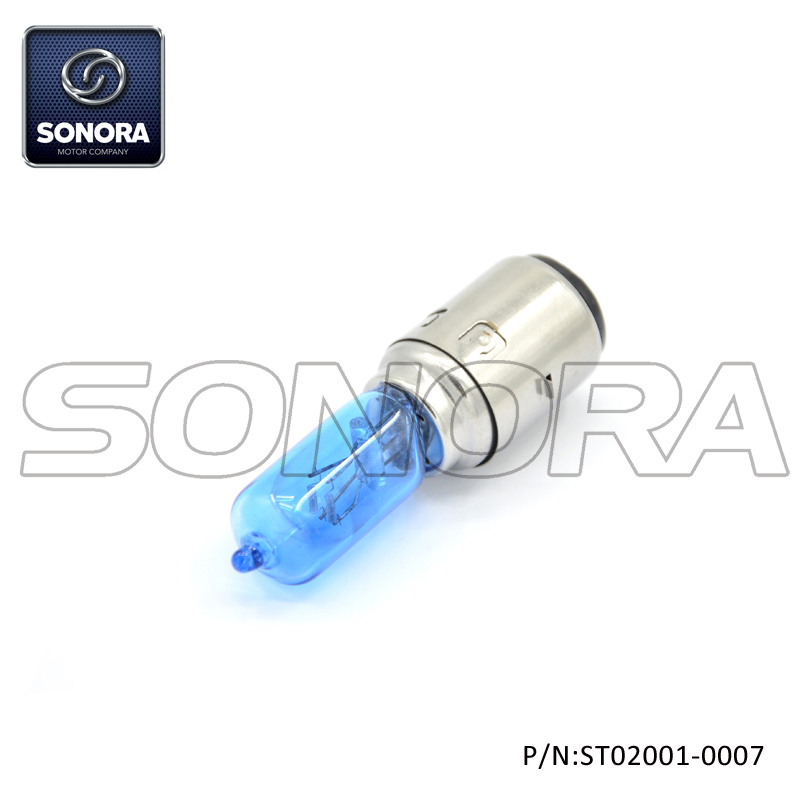 12V DC AC 35W H6BA20D halógena HEAD LIGHT BULD BLUE (P / N: ST02001-0007) CALIDAD SUPERIOR