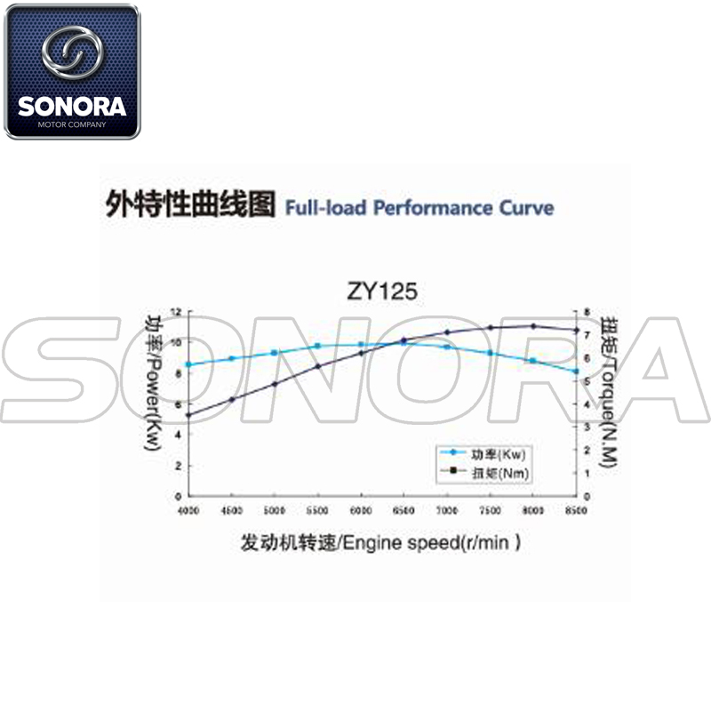 Zongshen125 Repuestos de motor completos Piezas originales